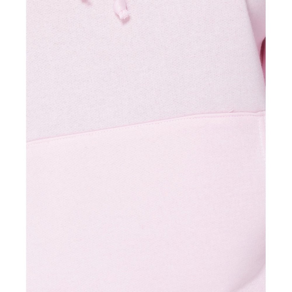 Pink Oversized Draw String Hooded Sweatshirt - Picture 7 of 8